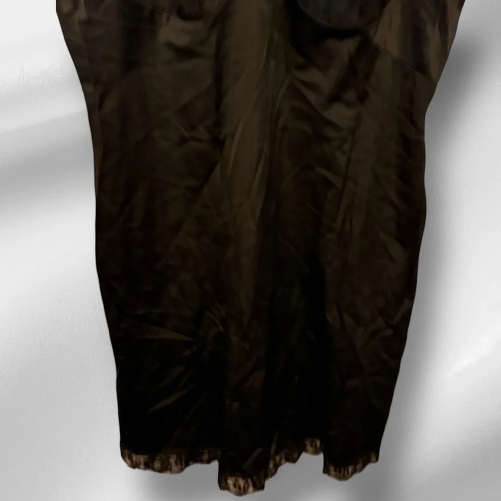 Vintage Gossard Artemis Black Full Nylon Slip - Picture 3 of 6